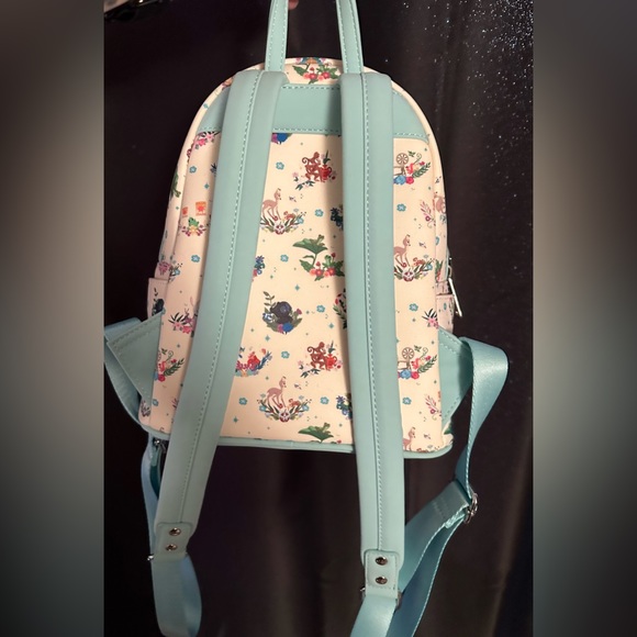 Loungefly Disney Princess Companion Floral Mini Backpack - BoxLunch Exclusive - Picture 2 of 5
